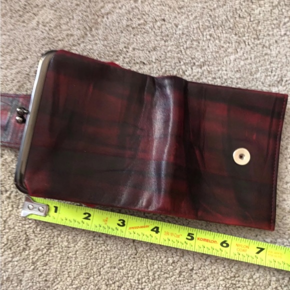 Vintage BUXTON‎ Wallet Burgundy Maroon Top Grain Cowhide Leather - Picture 3 of 15